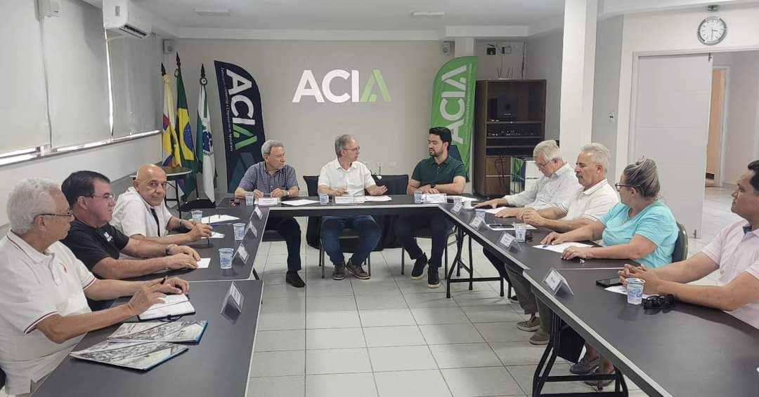 ACIA Recebe Prefeito Eleito Rodolfo Mota