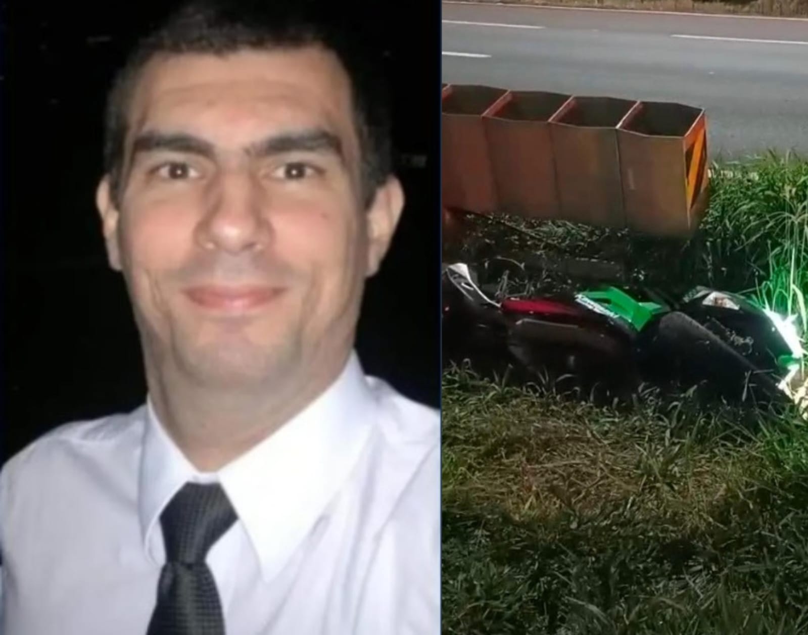Motociclista morre em grave acidente ao voltar para casa