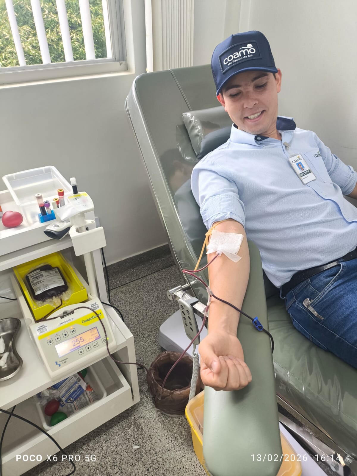 Morador de Marilândia do Sul que precisou de sangue reforça a importância da doação