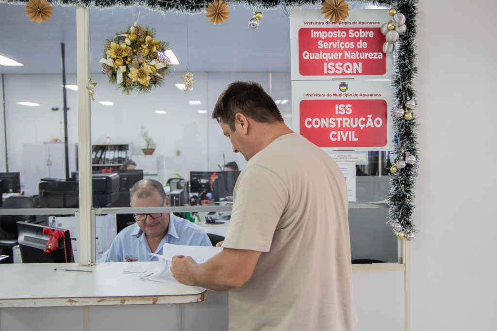 Prefeitura de Apucarana orienta contribuintes sobre prazo da terceira parcela do ISS e da Taxa da Vigilância Sanitária