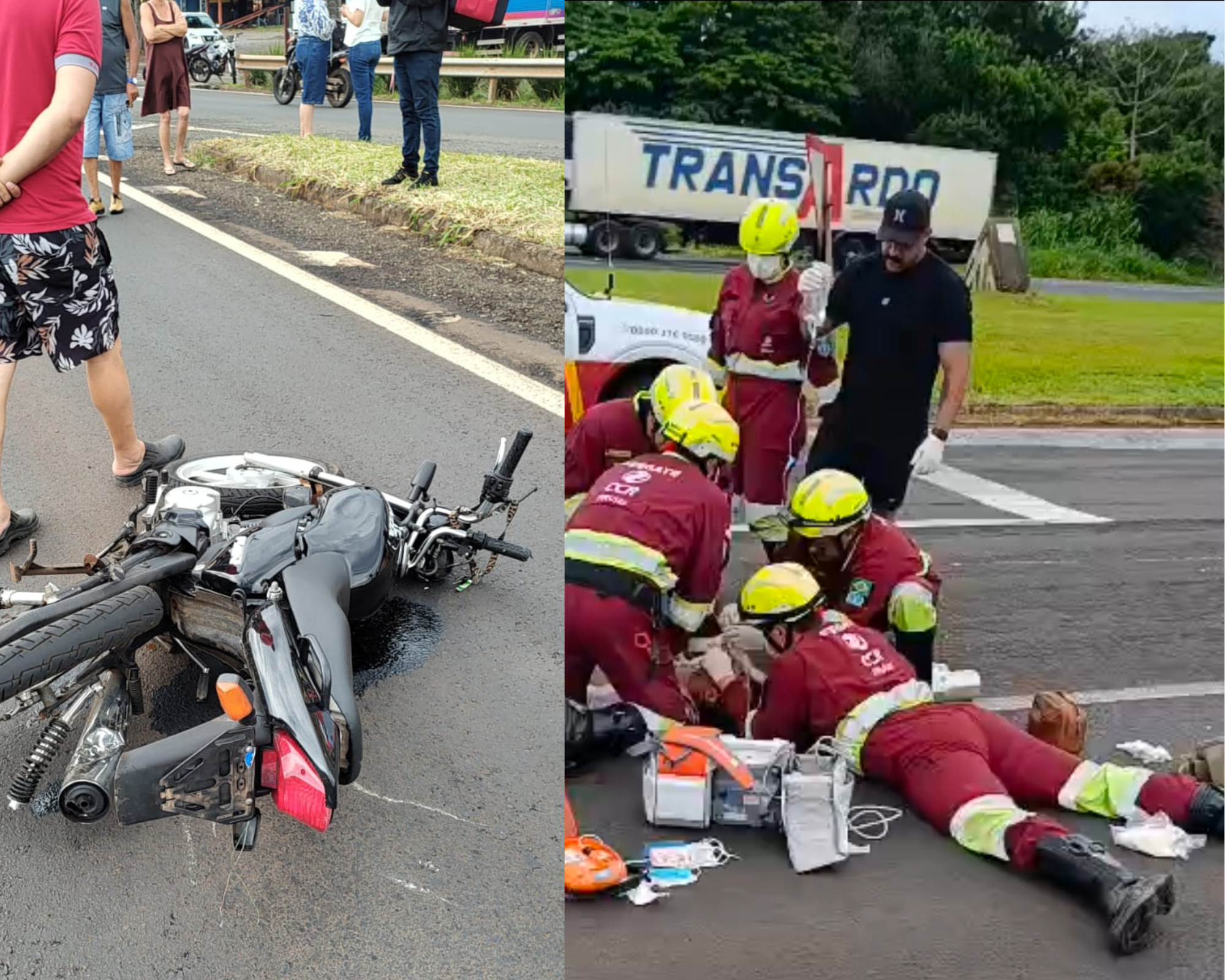 Motociclista morre após grave acidente na BR-376, em Apucarana