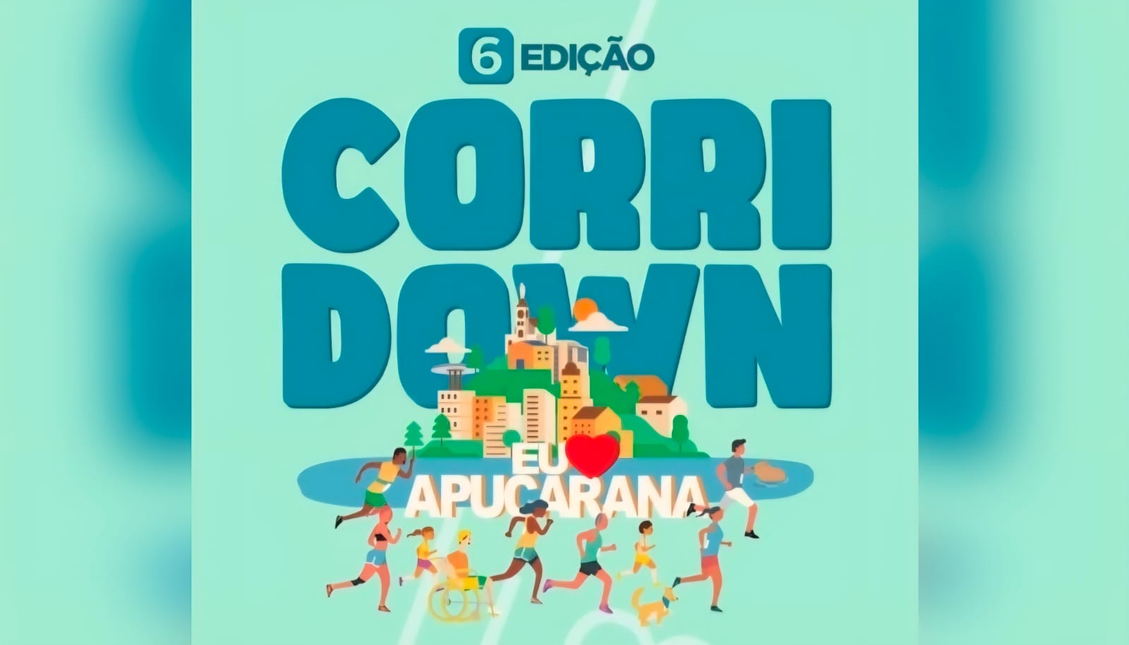CorriDOWN 2026: Apucarana celebra Dia da Síndrome de Down com corrida e conscientização