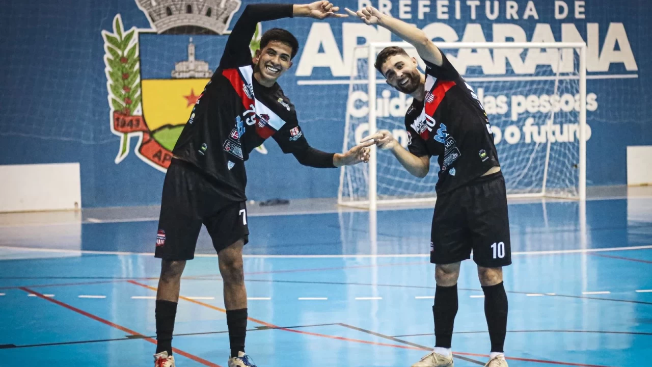 Apucarana Futsal vence de goleada em casa