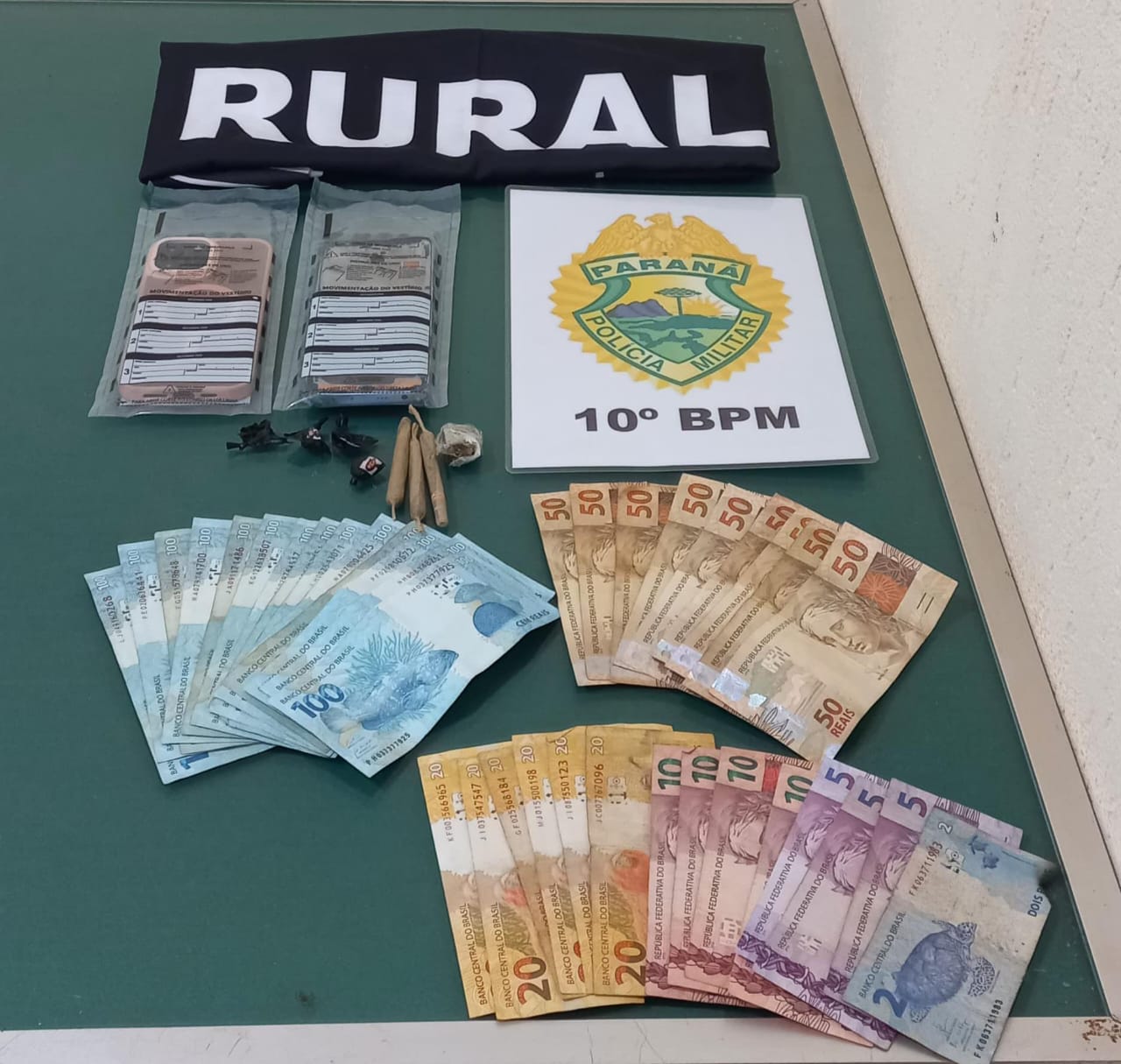 PM do 10o Batalhão prende oito envolvidos em crimes diversos na região