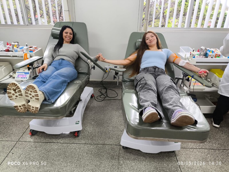 Grupo de Marilândia do Sul encerra maio com 38 doações de sangue; mãe e filha doaram juntas pela primeira vez