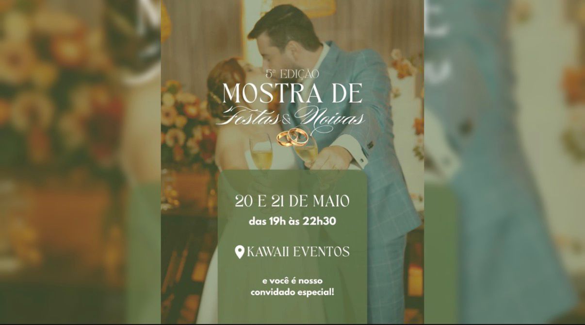 Mostra de Festas e Noivas movimenta Apucarana nesta semana com entrada gratuita