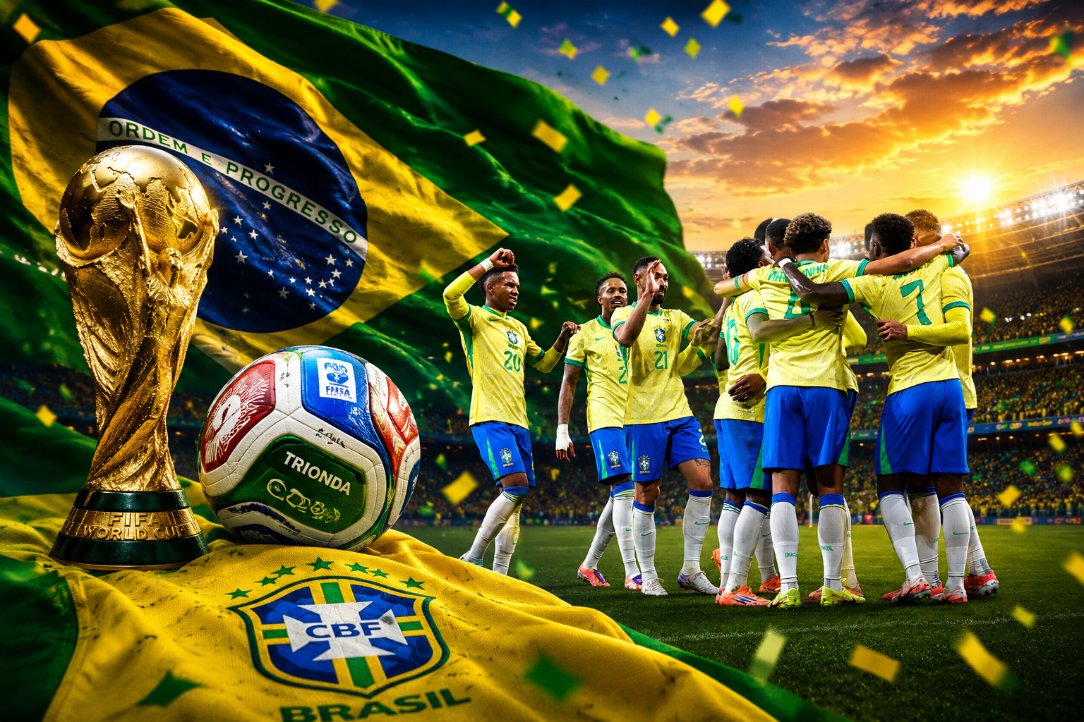 É dia de Brasil! Seleção estreia na Copa do Mundo 2026 e inicia caminhada em busca do hexa