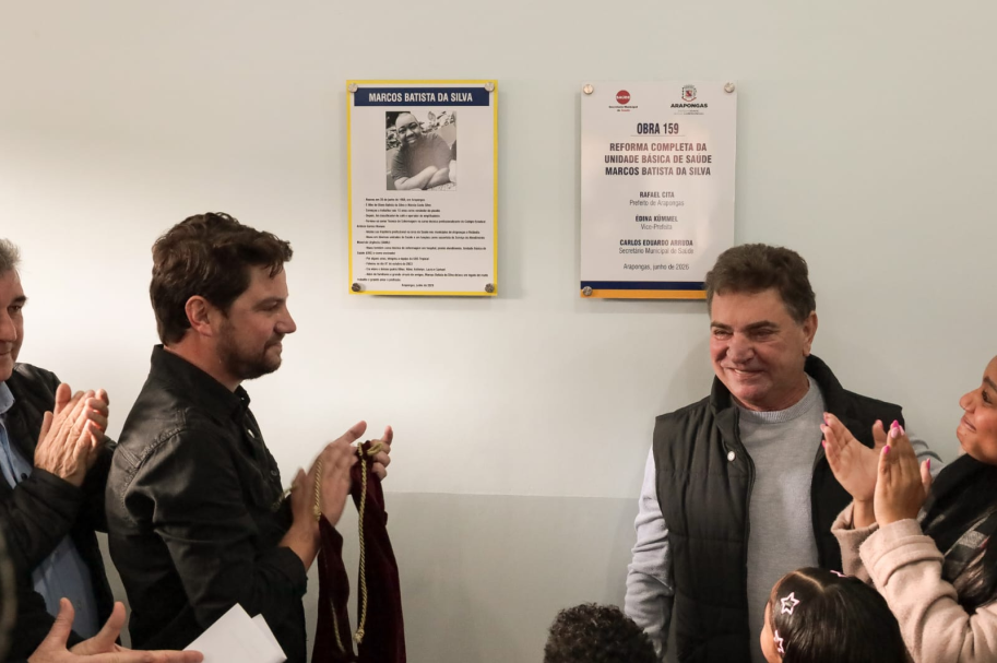 Prefeitura de Arapongas reinaugura e nomeia UBS Tropical como Marcos Batista da Silva