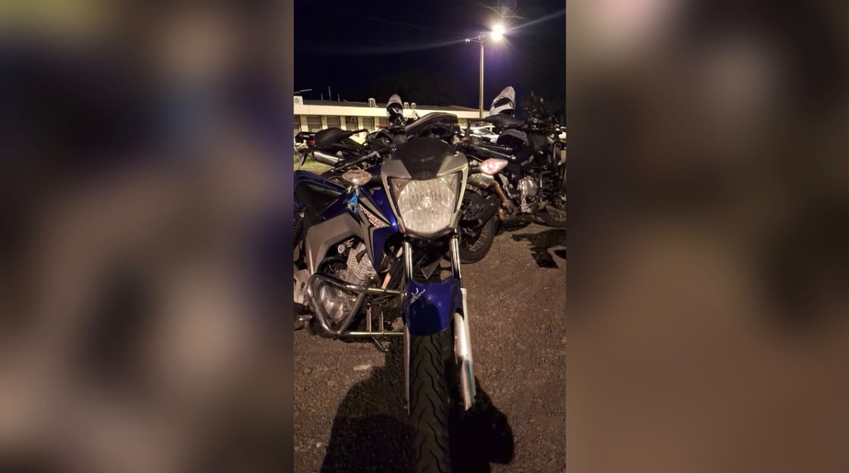 Menor é abordado pela Rocam e tem moto apreendida
