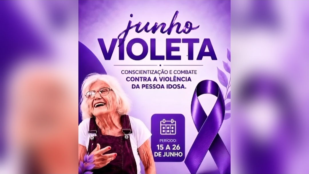 Junho Violeta: Apucarana promove mês de conscientização contra a violência à pessoa idosa