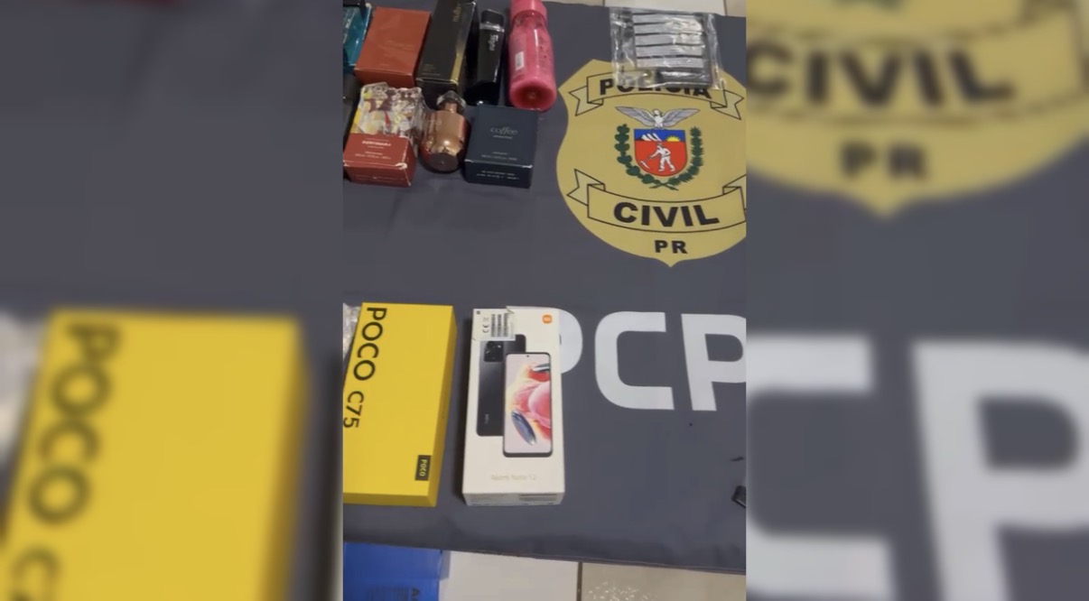 Polícia Civil faz operações contra golpistas de iPhones e grupo suspeito de furtos em Apucarana