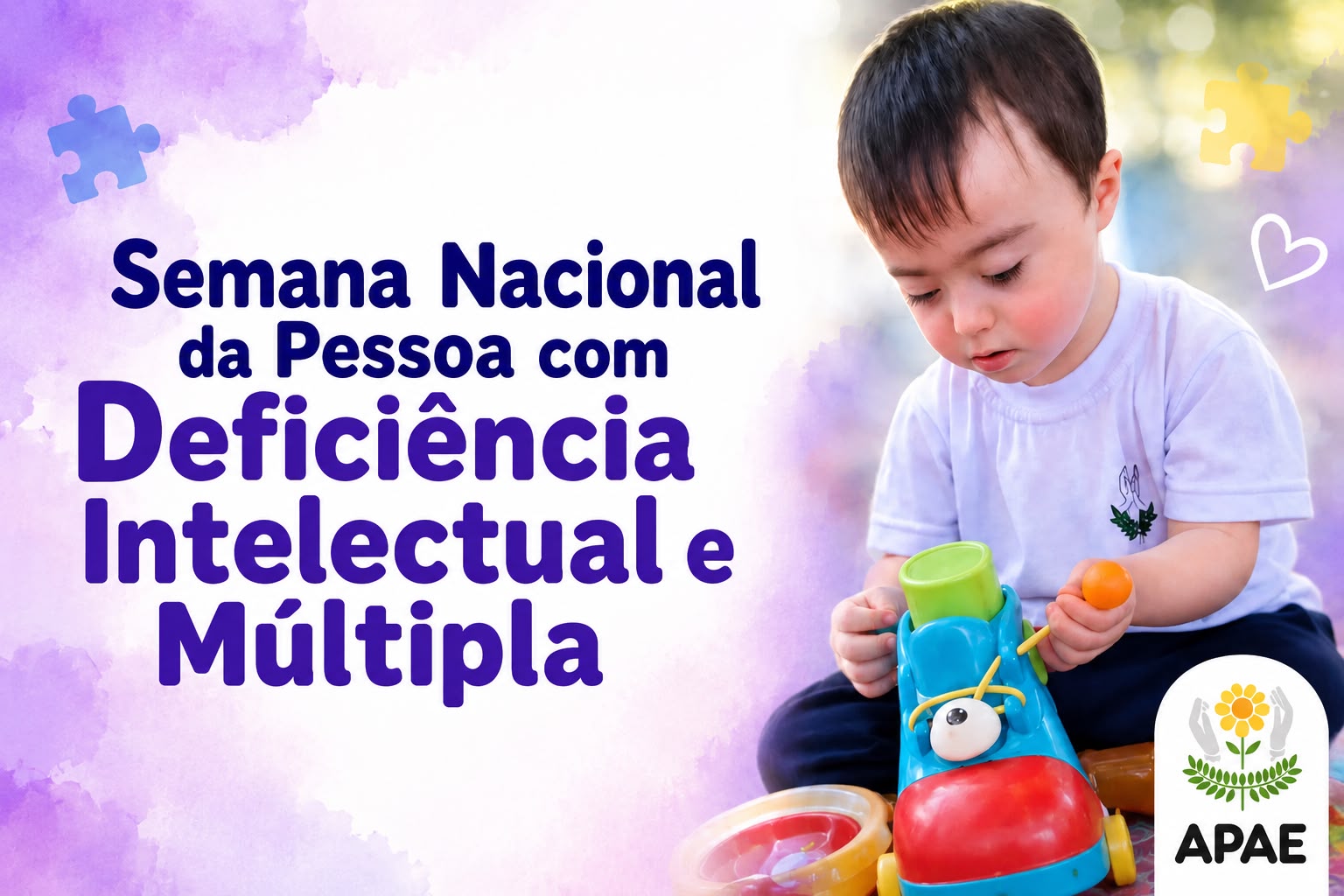 Semana Nacional da Pessoa com Deficiência Intelectual e Múltipla reforça luta por inclusão