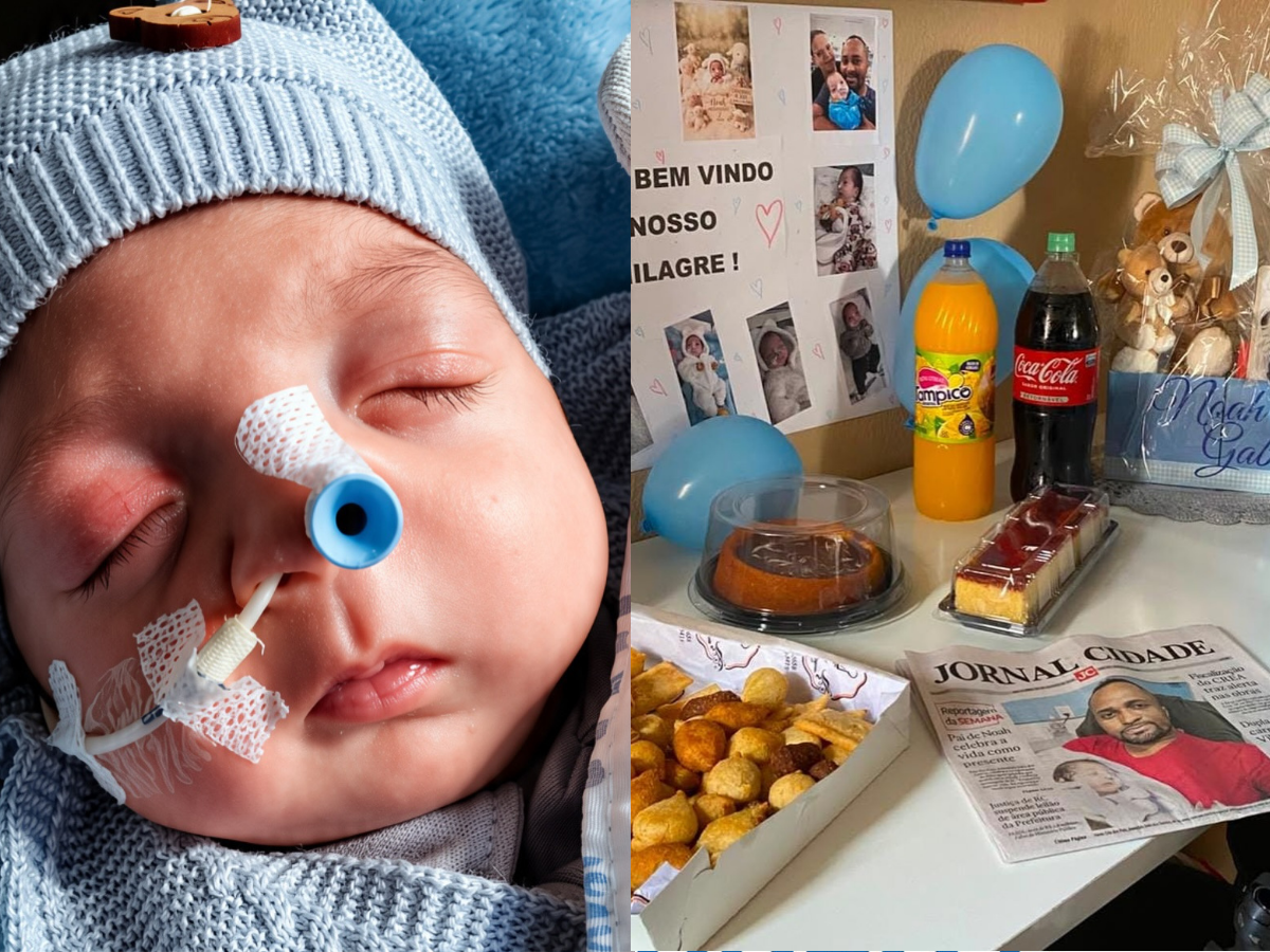 Bebê que teve morte constatada e voltou a apresentar sinais vitais recebe alta e retorna para casa
