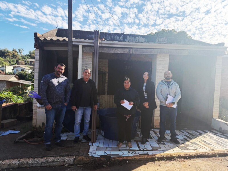 Marilândia do Sul realiza entrega de 22 caixas d’água pelo Programa Caixa d’Água Boa