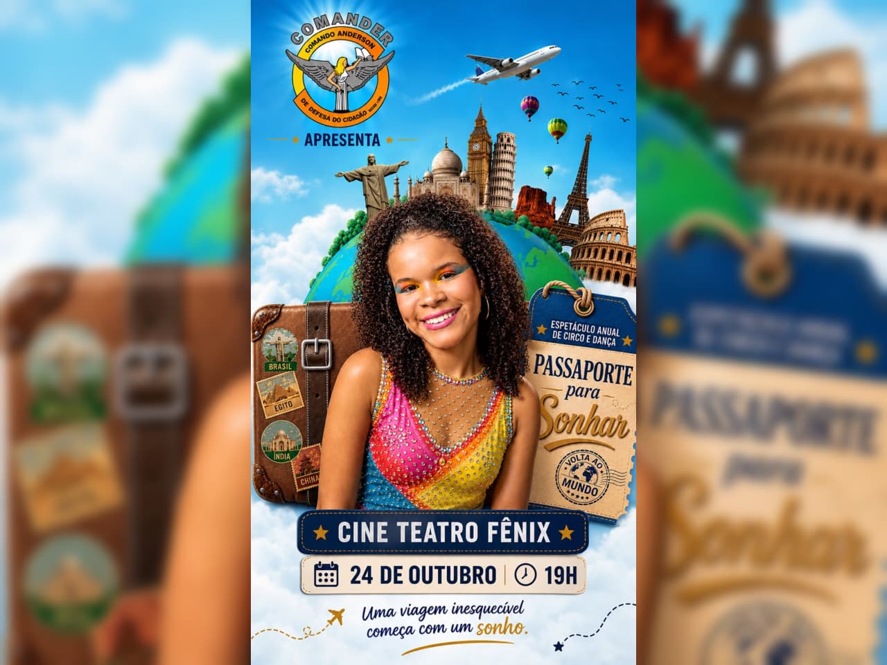 COMANDER apresenta “Passaporte para Sonhar”, uma volta ao mundo através do circo e da dança