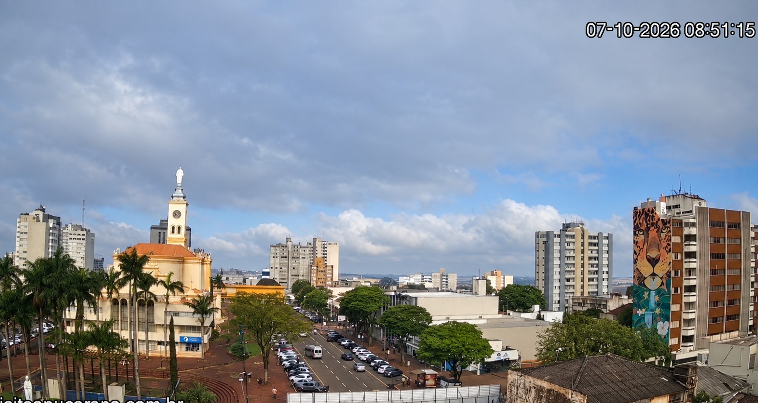 Calor volta a Apucarana nesta quarta, com risco de chuva isolada à tarde